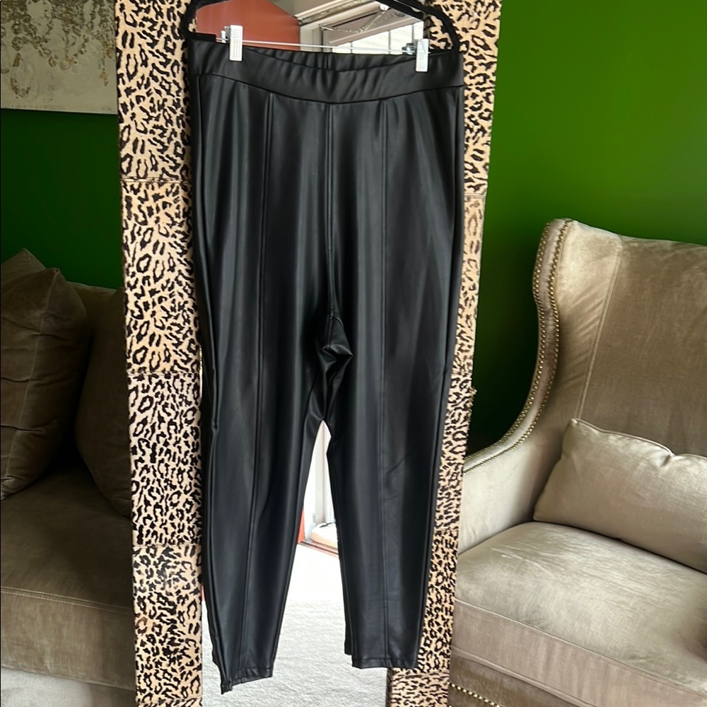 New Look Black Leggings with Elastic Waistband